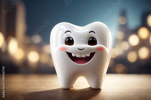 smiling 3d tooth
