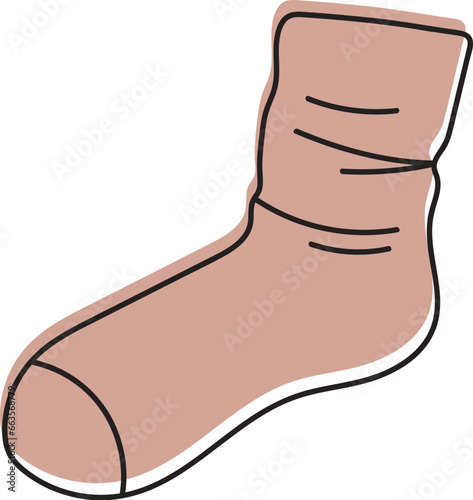 Sock Clothes Lined
