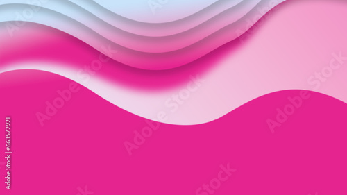 Abstract pink background with waves