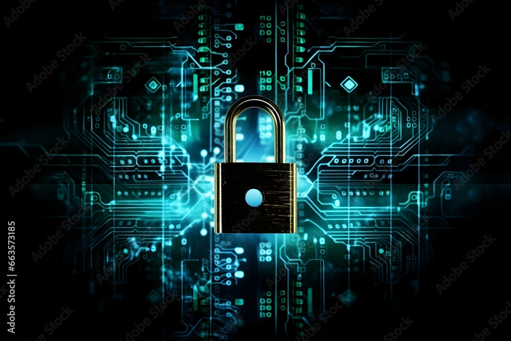 circuit board with digital security padlock circuit board with digital security padlock