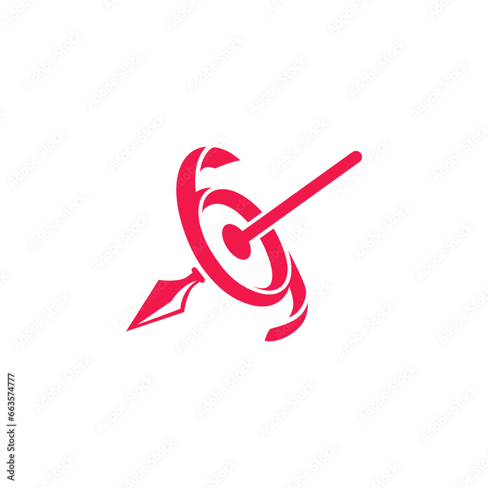 The monogram is the number 69 and spear. Elegant and outline. The monogram is the number 69 and spear. Elegant and outline.