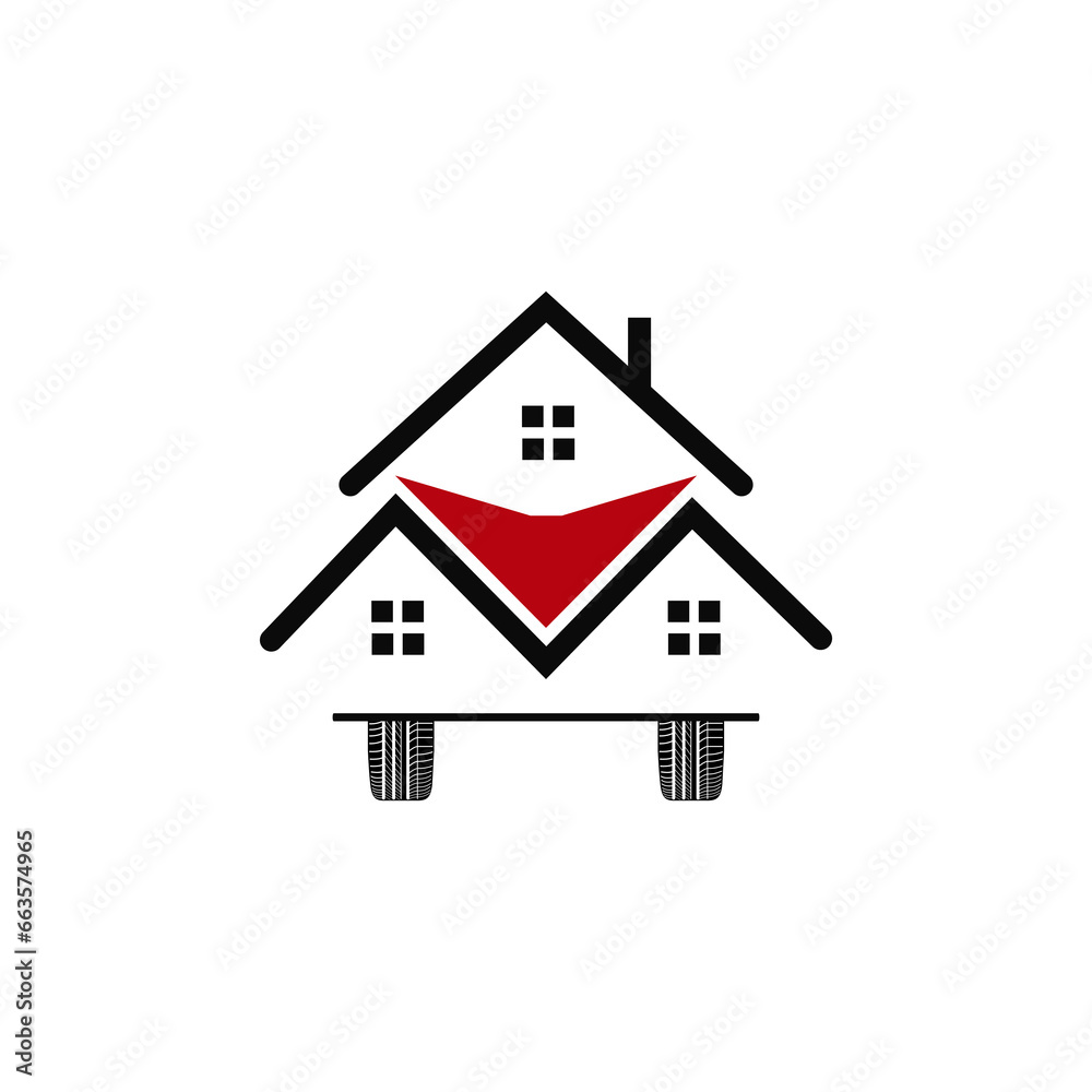 The logo is a the shape of running house. Book or pencil. The logo is a the shape of running house. Book or pencil.
