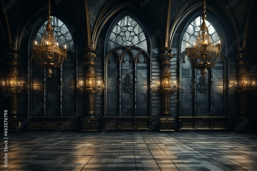 Naklejka premium cathedral room