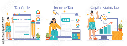 Tax optimization. Financial efficiency, budgeting and economy idea.