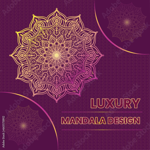 Luxury mandala design. (ID: 663578902)