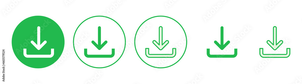 Download icon set. Download vector icon Download icon set. Download vector icon