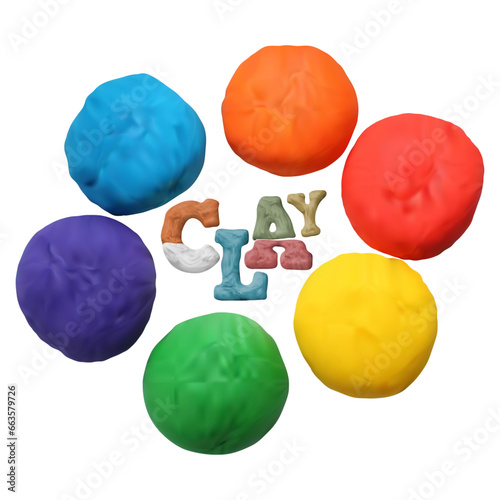 Modeling clay.Colorful clay.Kids modeling clay.Colorful plasticine 