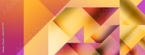 Captivating vector abstraction. Triangles interlock in mesmerizing dance, crafting dynamic geometric backdrop. Fusion of shapes and angles creates artful symphony of modern design