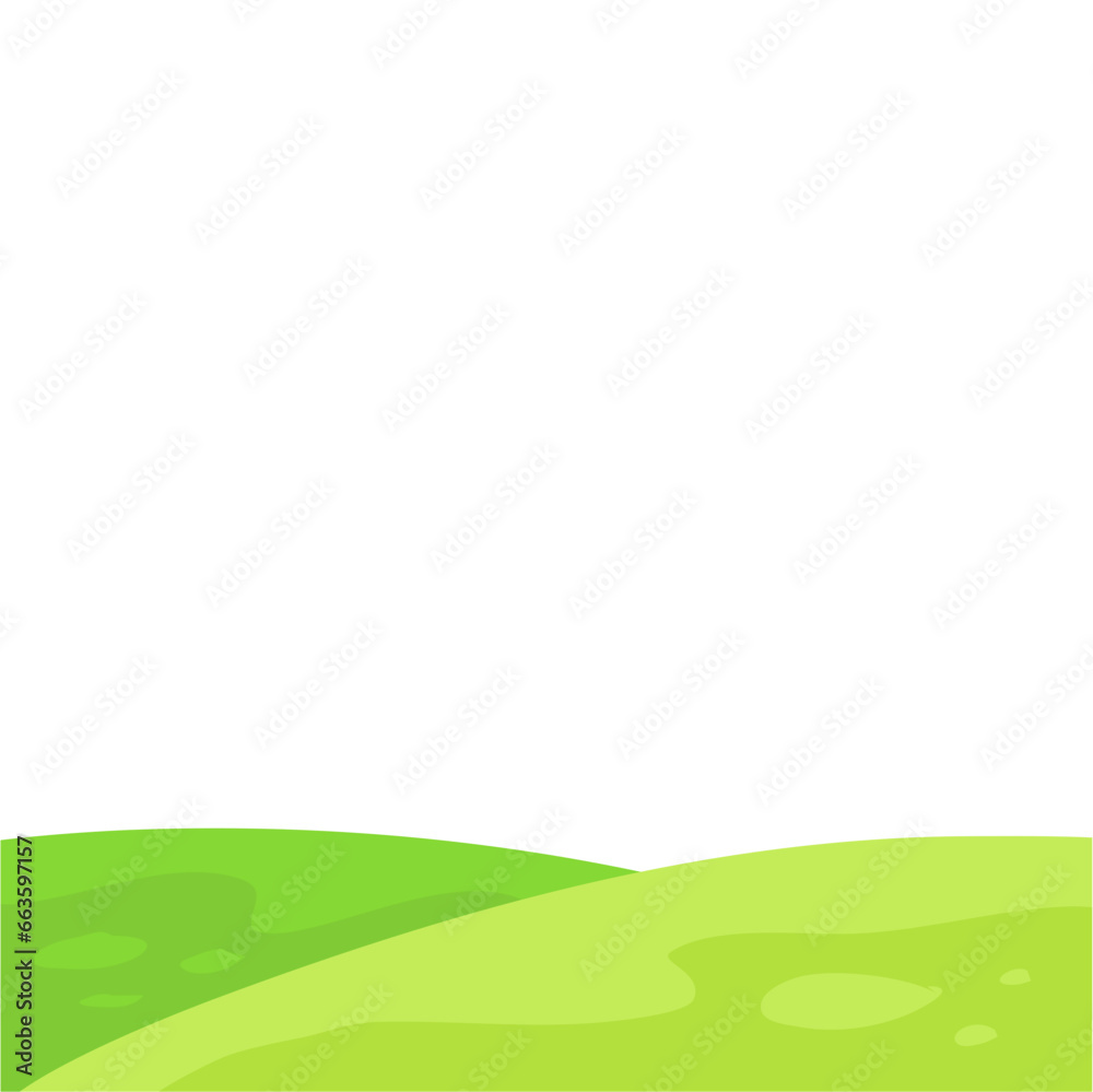 Fototapeta premium Green field landscape