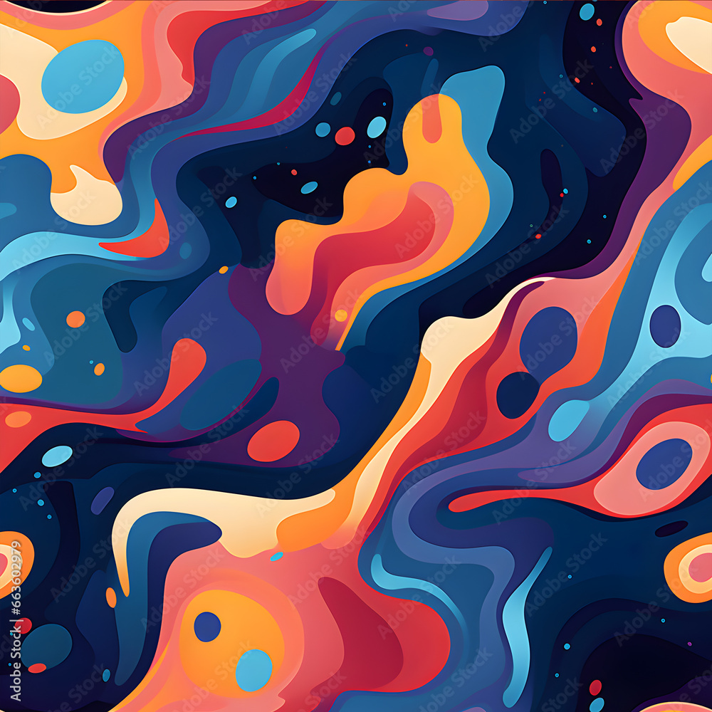 Creative acrylic pattern seamless texture paint Creative acrylic pattern seamless texture paint