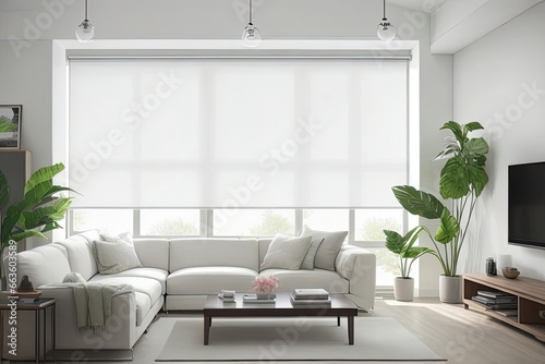 contemporary home decor modern house interior design bohemian style decor . AI Generation