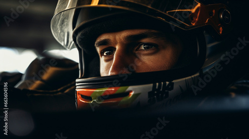 Victory in Sight: Formula 1 Pilot Awaits the Signal, generative ai