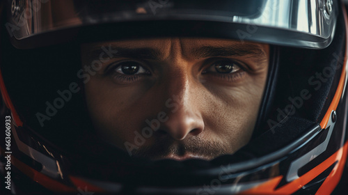 Destined for Glory: Formula 1 Racer in Control, generative ai © Adolfo Perez Design
