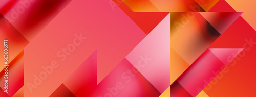 Captivating vector abstraction. Triangles interlock in mesmerizing dance, crafting dynamic geometric backdrop. Fusion of shapes and angles creates artful symphony of modern design