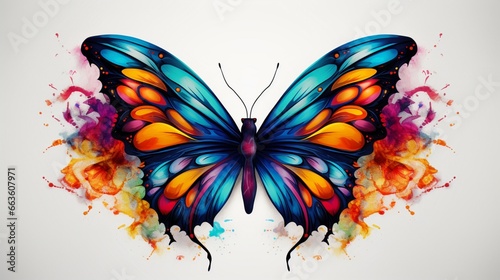 butterfly  generated by AI