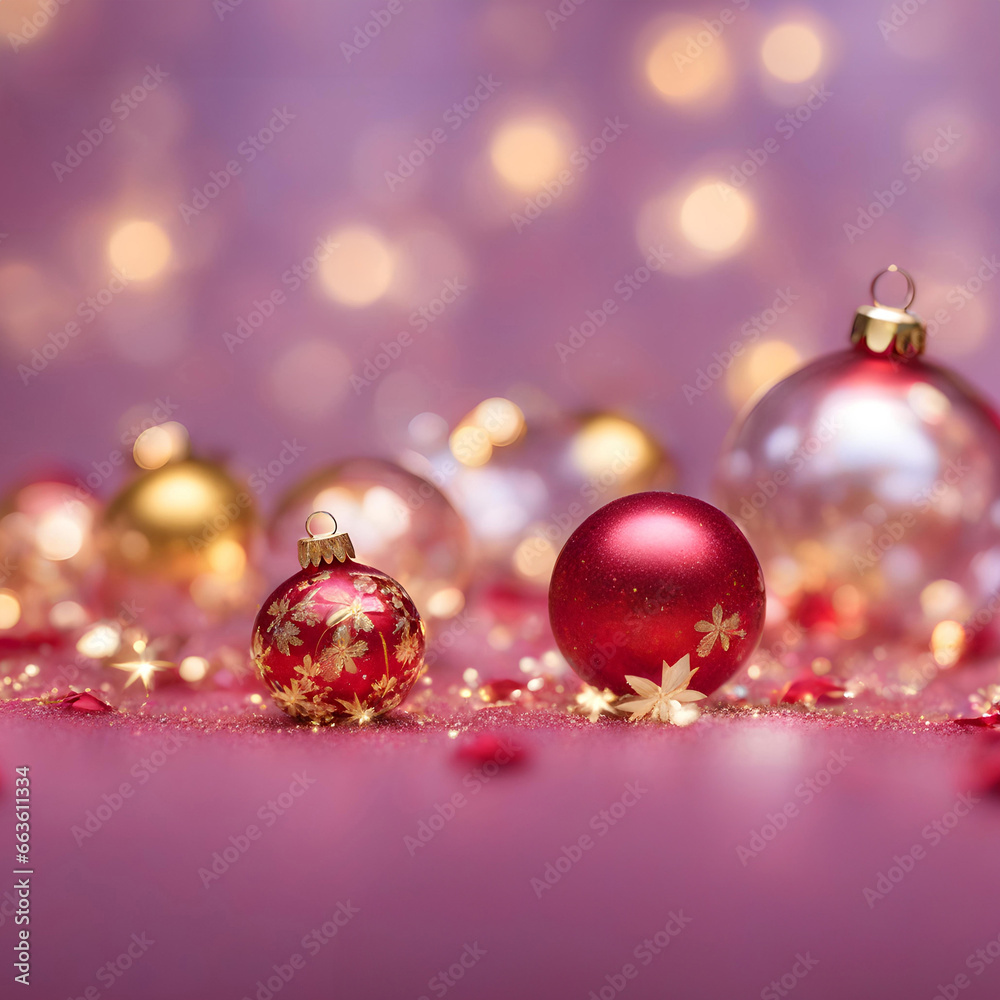 Gorgeous Merry Xmas & Beautiful Happy New Year 2024 Wallpaper. Festive Christmas Baubles Banner. Seasonal Macro Photo with golden flakes bokeh Background and copy space Gorgeous Merry Xmas & Beautiful Happy New Year 2024 Wallpaper. Festive Christmas Baubles Banner. Seasonal Macro Photo with golden flakes bokeh Background and copy space