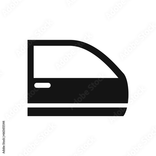 Car Door Icon, Auto Repair Vector Design