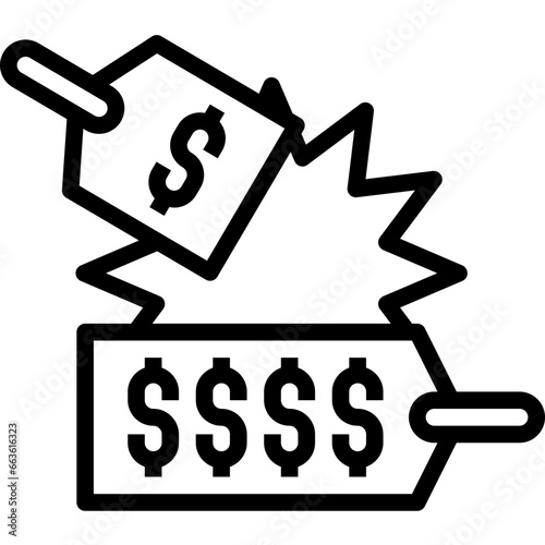 cheap modern line style icon