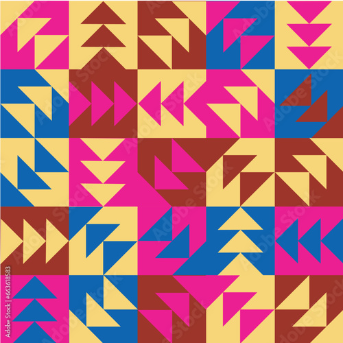 Abstract geometric pattern background design illustration