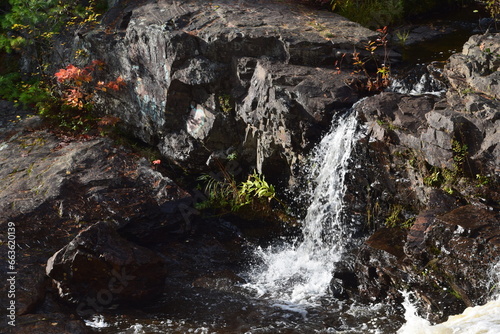 Waterfall of petite rivière Bostonnais