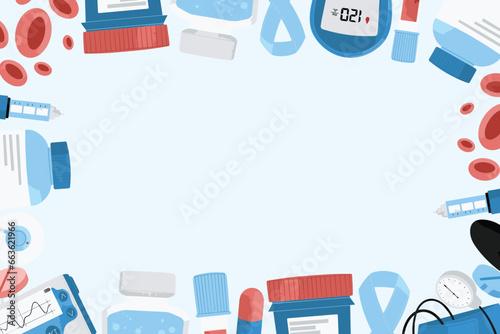 Bakery Sweet Food Frame Background