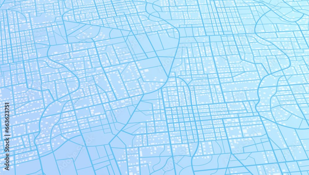 City top view. View from above the map buildings. View from above the ...