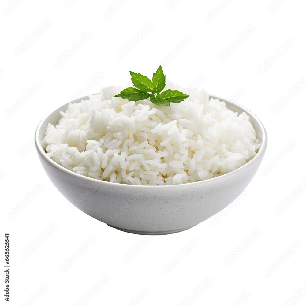 bowl of rice on a white background isolated PNG bowl of rice on a white background isolated PNG
