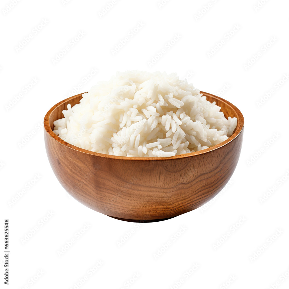 bowl of rice on a white background isolated PNG bowl of rice on a white background isolated PNG