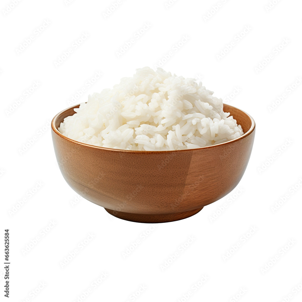 bowl of rice on a white background isolated PNG bowl of rice on a white background isolated PNG