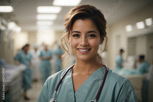 "Female doctor: Female Healthcare Professionals: Smiling Doctors, Gorgeous Nurses, and Medical Elegance in a Hospital Setting"