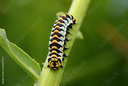 Caterpillar dovetail butterfly. © Md