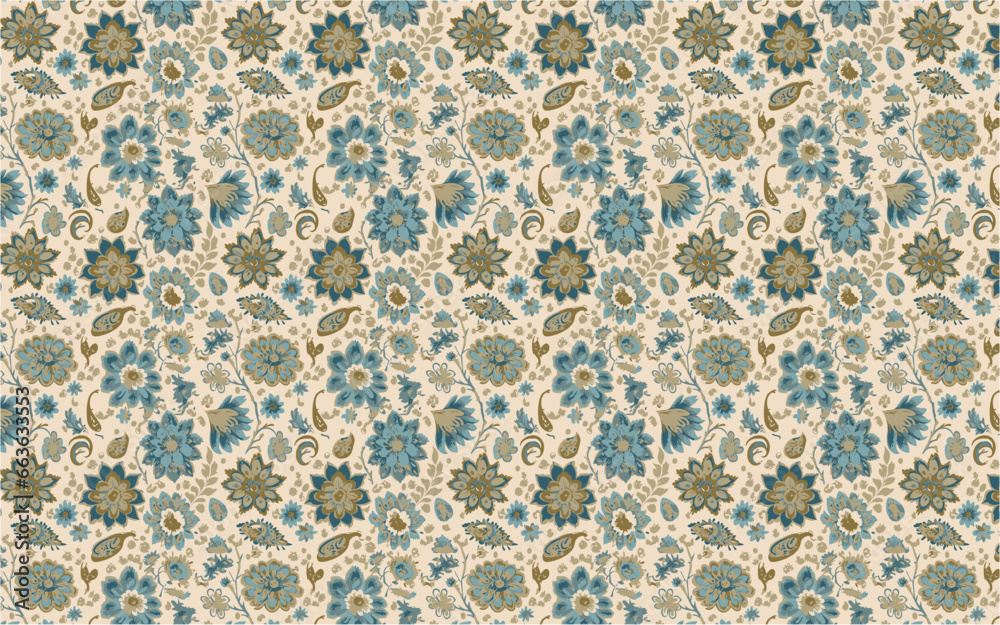 Seamless flower pattern Seamless flower pattern