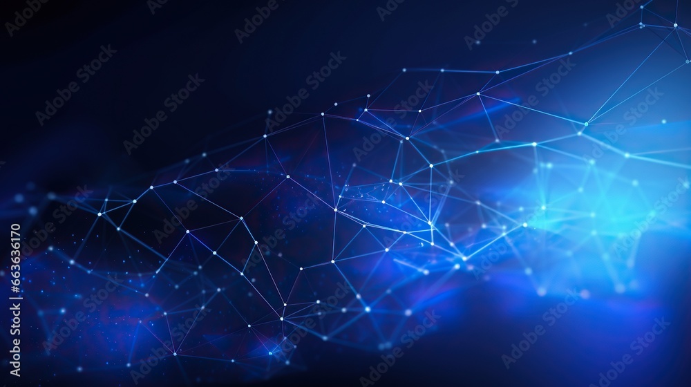 Fototapeta premium Abstract technology lines background.