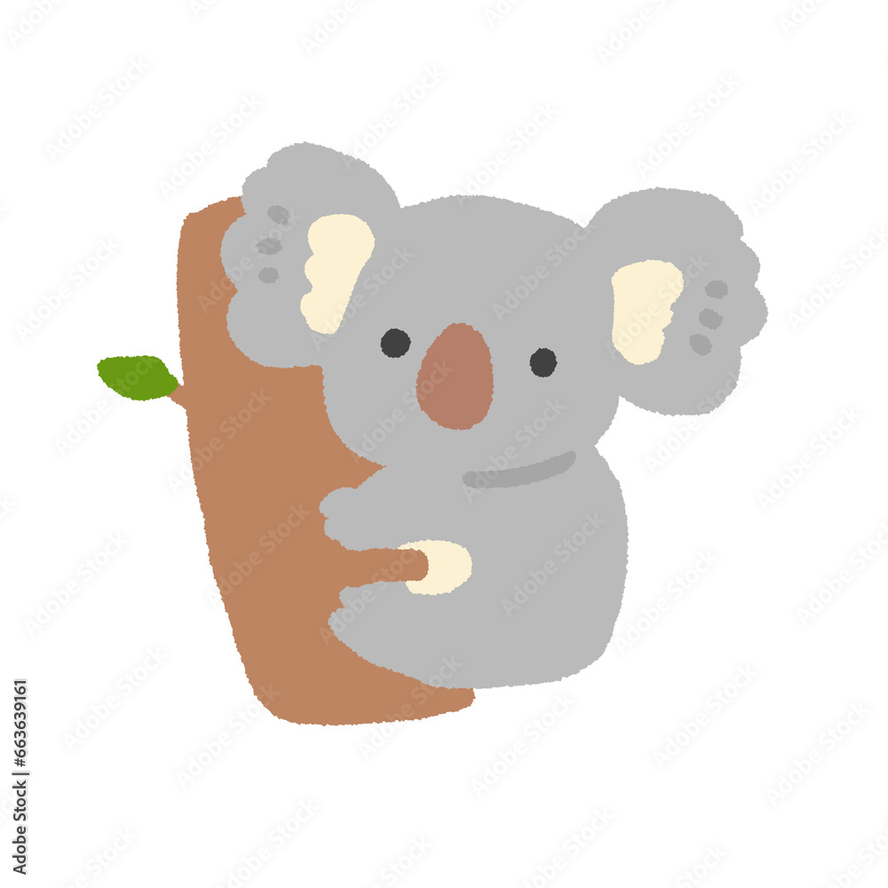 Obraz premium かわいいコアラのイラスト