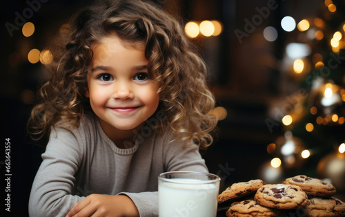 Funny child girl eats Chris...