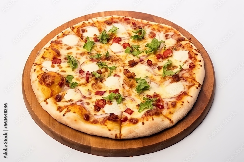 Full Circle of Pizza in high angle photography Full Circle of Pizza in high angle photography