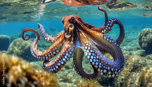 octopus in the sea © Ümit