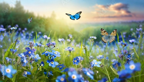 flowers and butterflies © Ümit