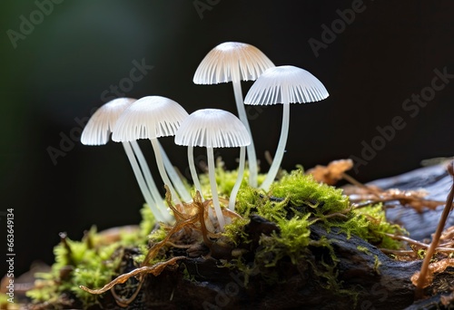 Hemimycena species mairei. photo