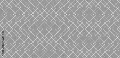decorative square seamless pattern with gray background