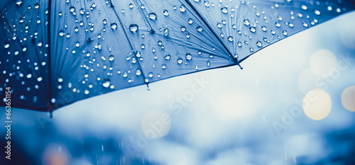 umbrella with raining concepts.protection and risk concepts photo