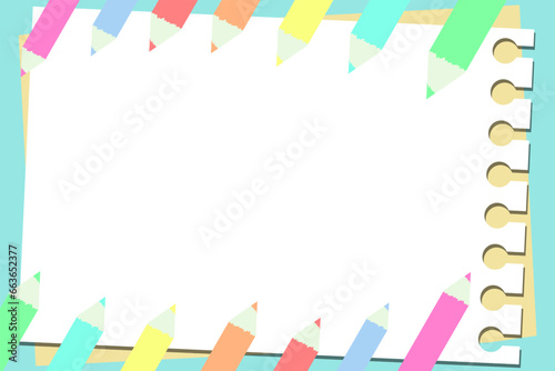Beautiful vector background for paper notes postcards, holidays, posters, banners, packaging, creative materials