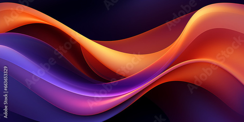 Liquid Orange Blue purple black grainy gradient background