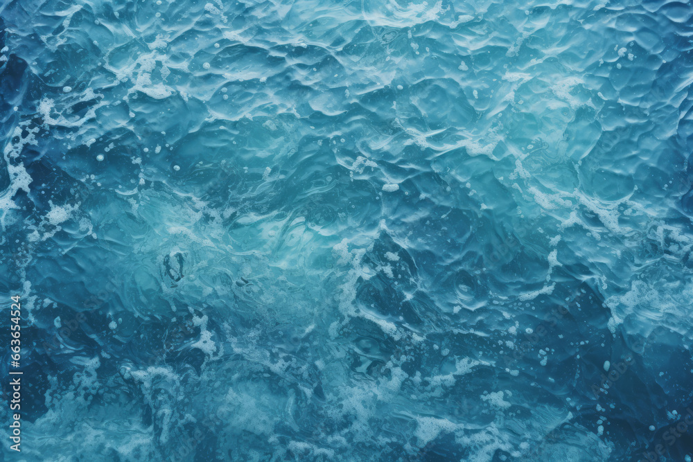 Surface material texture of ocean waves, top-down overhead view Surface material texture of ocean waves, top-down overhead view