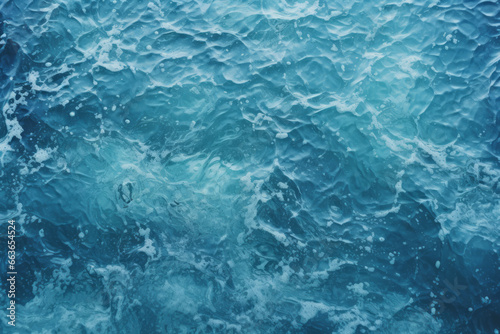Surface material texture of ocean waves, top-down overhead view
