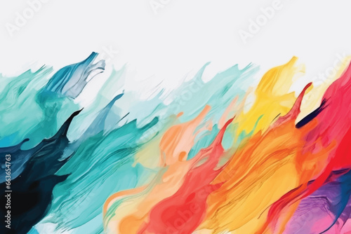 Soft color paint brush stroke texture background