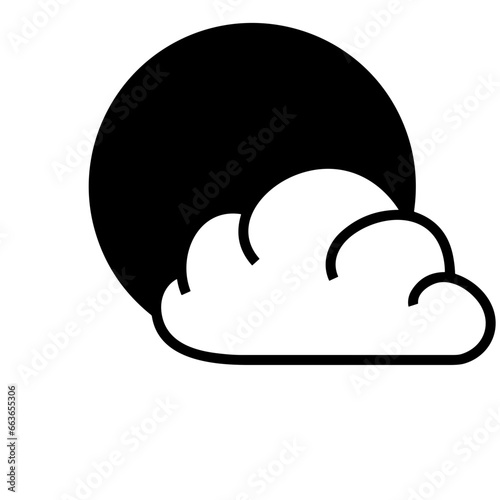 Cloud storage icon symbol vector image. Illustration of the database server hosting cloud system digital design image