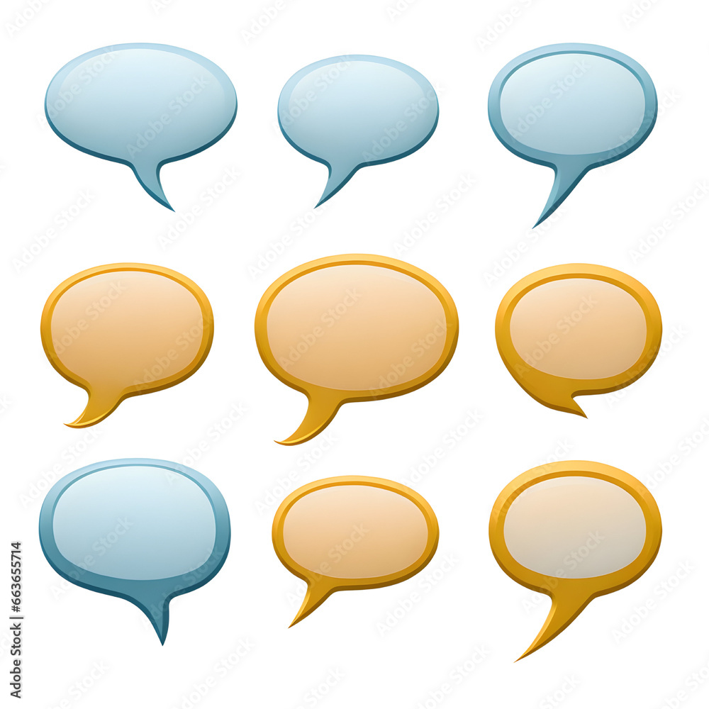 Speech Bubbles Set
