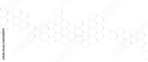 Modern hexagon vector illustration, honeycomb background with glowing hexagon geometric lines.