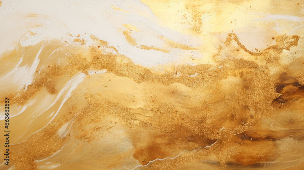 Luxury gold painted background material Luxury gold painted background material